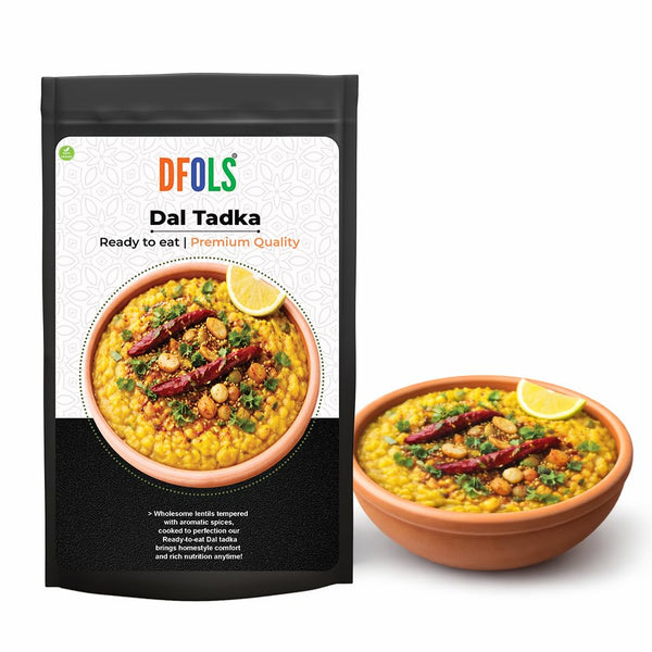Dfols Dal Tadka Ready to Eat Indian Lentil Curry 0.49lb 7.76oz 220g