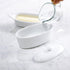 09607081A Trudeau Porcelain Butter Boat, White