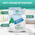1:1 Keto Goods Monk fruit Sweetener with Allulose - White Sugar Substitute with Sugar Sweetness No Erythritol - Ideal