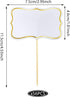 56 PCS White Cheese Markers - Cake Topper Toothpick Flags for Charcuterie Board, Buffet Labels, Appetizer Signs,