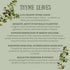 Healthy Healing Herbs 100% 100 Organic Thyme Leaf Tea Bags | Natural, Non-GMO | Pure Aromatic Herbal Tea | Bags