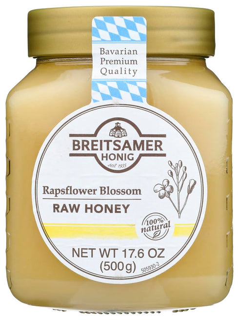 GREAT BRITISH TRADING LIMITED Breitsamer Rapsflower Blossom Honey 17.6 oz each (2 Items Per Order)