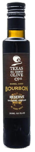 Bourbon Reserve Balsamic Vinegar - Gourmet Barrel Aged Infused Balsamic Vinegar -
