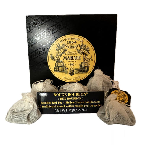 Mariage Frres Mariage Freres - ROUGE BOURBON (TB633) - 30 Muslin Tea Sachet /