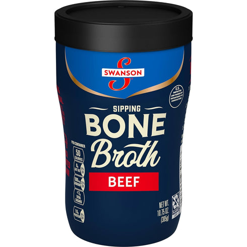 Generic Swanson Beef Bone Broth Sipping Cups 10.75 oz. (Pack of 6)