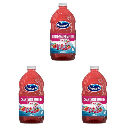 Ocean Spray Cran-Watermelon Cranberry Watermelon Juice Drink, 64 Fl Oz Bottle (Pack