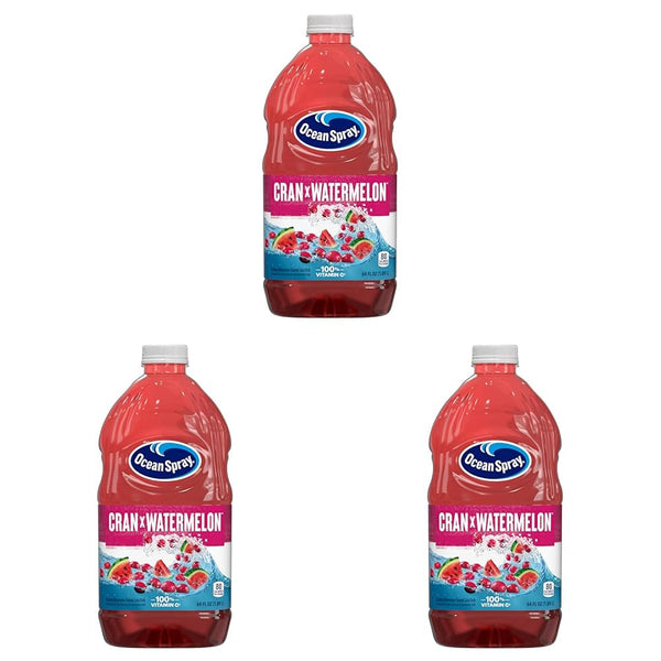Ocean Spray Cran-Watermelon Cranberry Watermelon Juice Drink, 64 Fl Oz Bottle (Pack
