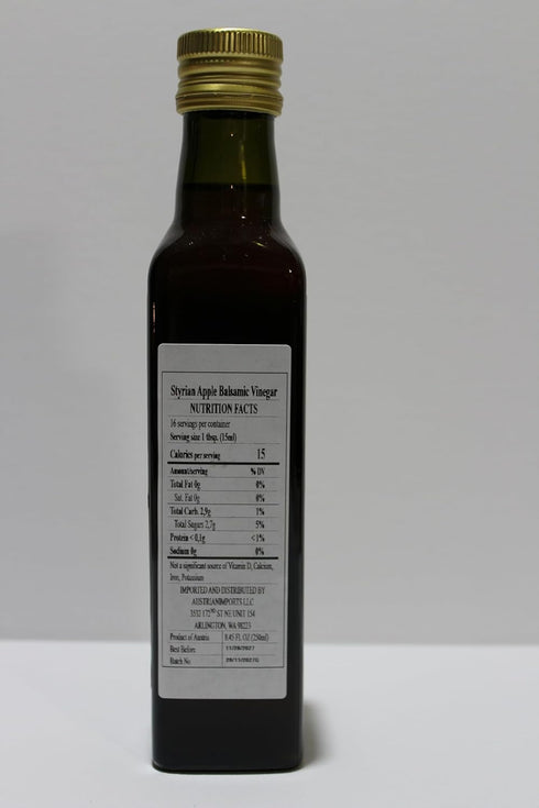 Pelzmann 250ml (8.5floz) 100% Apple Balsamic Vinegar, Fruity Sweet, Bottle, Pure, Made from Natural Juices, Product