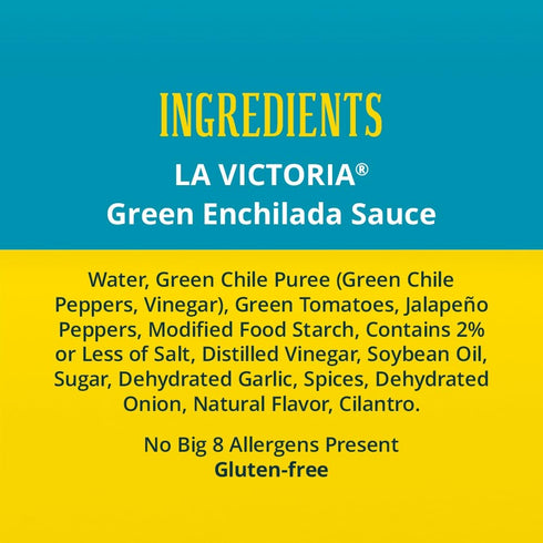 12 Oz 6 Count La Victoria Green Enchilada Sauce, Pouches