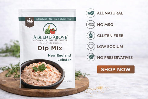 Pack, 1oz, (3 Pack), A Blend Above New England Lobster Dip Mix, Variety Gluten-Free, No MSG, All Natural, No