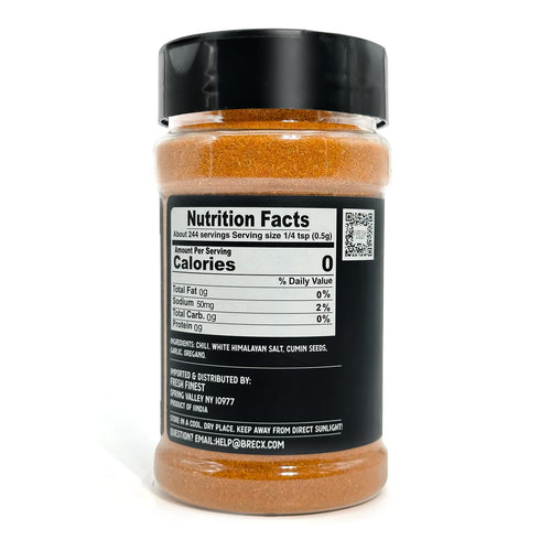 4.30oz (122g) Fresh Finest Chili Mix - - Fiery, Authentic, Kosher, All-Natural, Non-GMO, Gluten-Free