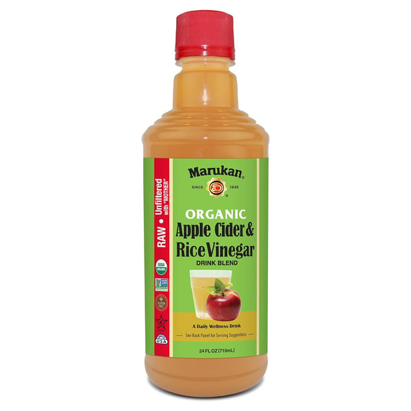 Marukan Organic Apple Cider Vinegar & Rice Vinegar Drink Blend, Raw &