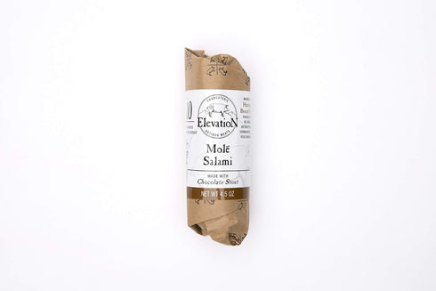 ELEVATION ARTISAN MEATS Chocolate Stout Mole Salami, 4.5 Oz