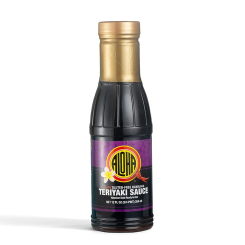 Aloha Shoyu - Spicy Gluten-Free Hawaiian Teriyaki Sauce - 12 oz