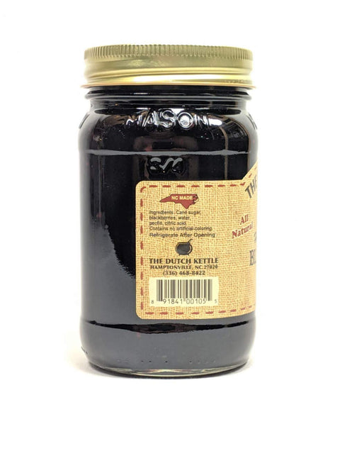 Generic 2 19 oz The Dutch Kettle Amish Homemade Style Blackberry Jam Seeded - Reusable Jars All Natural Non-GMO No