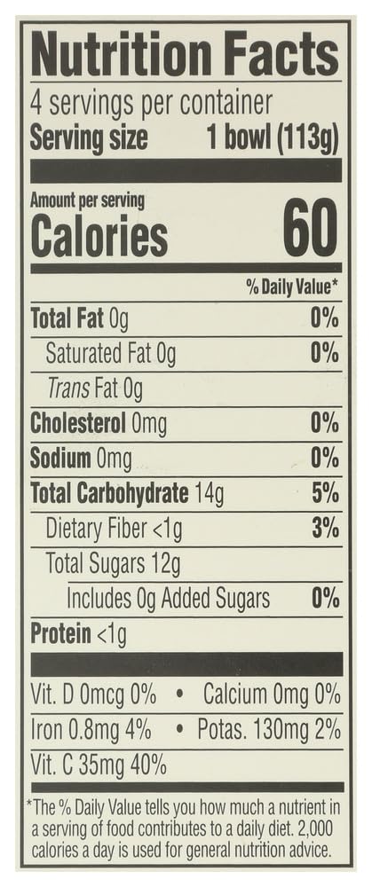 365 16 by Whole Foods Market, Organic Diced Peaches, Ounce