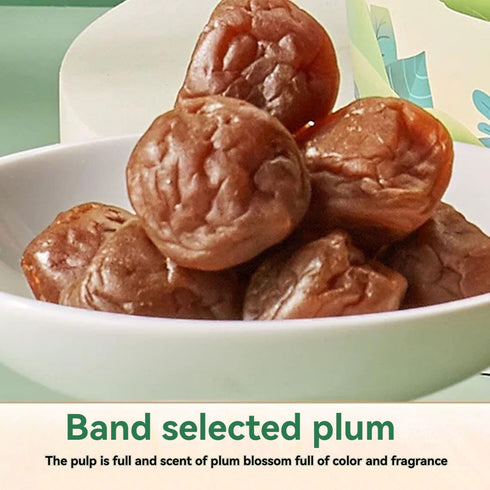 TEAERPKLAE 10.58oz/300g. Five types mixed with fruit at Snowflake green plum, Yangmei, Ximei, semi dried plum, green