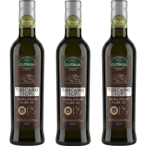 OLITALIA Extra Virgin Olive Oil Toscano IGP Italian Single Origin Limited Edition (3