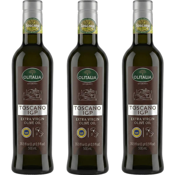 OLITALIA Extra Virgin Olive Oil Toscano IGP Italian Single Origin Limited Edition (3