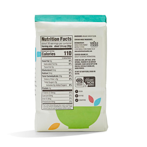 365 32 (Pack 2) by Whole Foods Market, Flour Bread Organic, Ounce