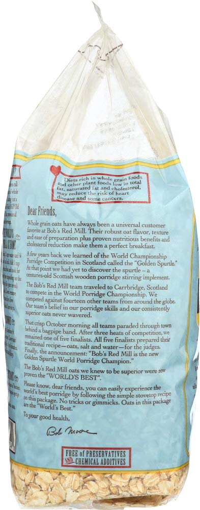 32 oz Bob's Red Mill Rolled Oats Regular