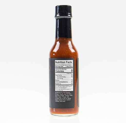 5 Pepper Joes Carolina Reaper Hot Sauce Extreme Heat with Delicious Flavor Balance - Made with Worlds Hottest Chili
