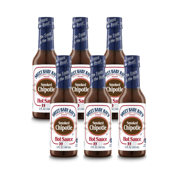 Sweet Baby Rays Smoked Chipotle Hot Sauce 5 Fl Oz (Pack of