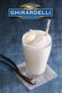 3.12 lb Ghirardelli Classic White Premium Frapp Mix, Can with Ghirardelli Stamped Barista Spoon
