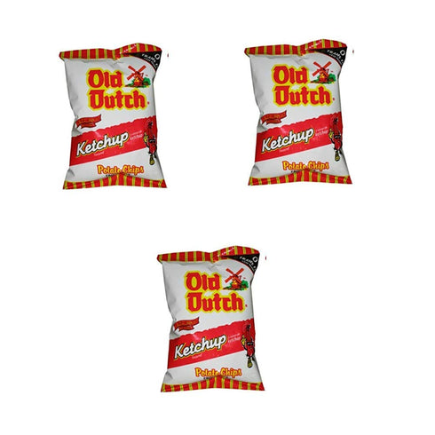 Old Dutch Potato Chips 3 Bags of Old Dutch Ketchup Chips (3 x 40G) Bundle {Imported