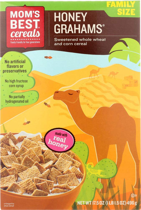 Mom's Best (NOT A CASE) Honey Grahams Cereal