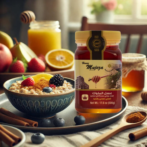 100% (250g/ 8.8oz) Authentic Yemen Douani Sidr Honey - Raw Royal Honey, Supports Mental Health, Memory and Cognition