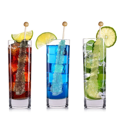 Extra Large Rock Candy Sticks, 6 Assorted Espeez Sticks for Candy Buffet, Bulk Candy for Birthdays, Weddings