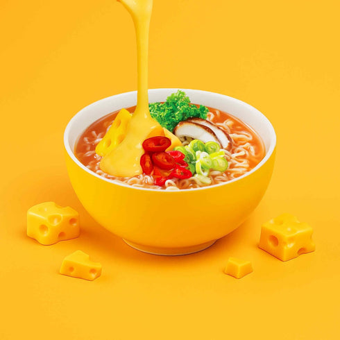 Pack 3.92oz (Pack 4) Paldo Korean Ramen Family (Cheese)
