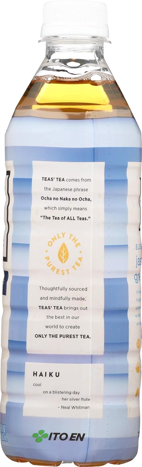 16.9 Oz Teas' Tea, Tea Green Jasmine Organic, Fl