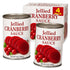 Generic Cranberry Sauce Jellied (4 Pack - 14 OZ Cans).