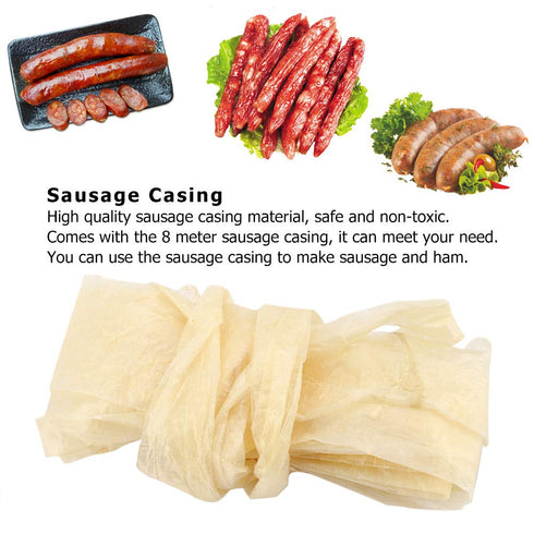 Flavorful Homemade Sausage Casing Tubes - Fdit Edible Drying Sausage Casings
