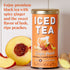 The Republic of Tea Ginger Peach Black Iced Tea Bags, 8 Large Quart-Sized Pouches