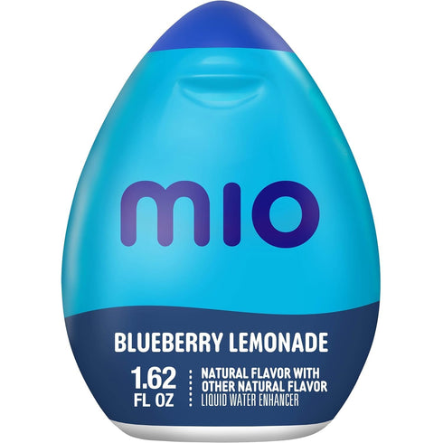 Pack, 4 Pack, 1.62 oz MiO Cherry Blackberry, Blueberry Lemonade, Strawberry Watermelon & Berry Pomegranate Naturally