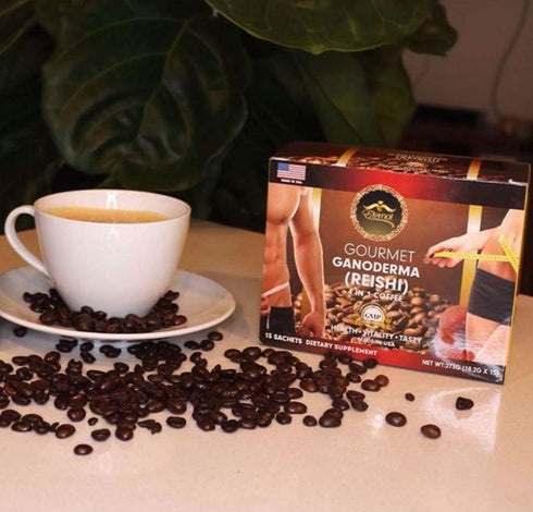 CAF GANODERMA (REISHI) 4 in 1 Coffee K Cups - 3 Pack