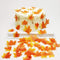 50 pcs Edible Fall Leaves Gold Leaf Cake Topper, Maple Leaves Cake Decorations for Party Cupcake