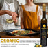 Mediterranean Gold 100% Count Organic Olive Oil Extra Virgin - First Nature-Made Cold Pressed, Unfiltered