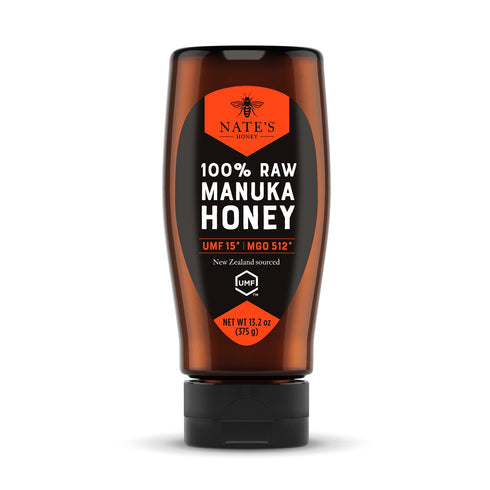 Nate's Raw Manuka Honey New Zealand MGO 512+ | UMF Certified 15+