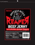 2.6oz 3-Pack Buffalo Bills Reaper Beef Jerky (beef jerky made with Carolina Reaper Peppers)