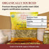 2 lb Darsa Organics Mung Split Lentils with Skin, Moong Dal with Skin - USDA Organic Green Lentils, Non-GMO, Kosher