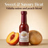 5 Oz (Pack 2) Prissy's Vidalia Onion & Peach Hot Sauce, Award-Winning Gourmet Blend, Bottle