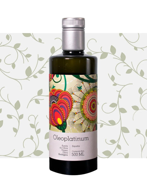 OLEOPLATINUM | 100% Organic Extra Virgin Olive Oil from Spain | 16.9