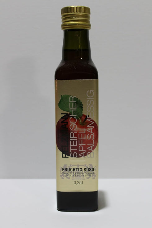 Pelzmann Apple Balsamic Vinegar, Fruity Sweet, 250ml (8.5floz) Bottle, 100% Pure, Made from