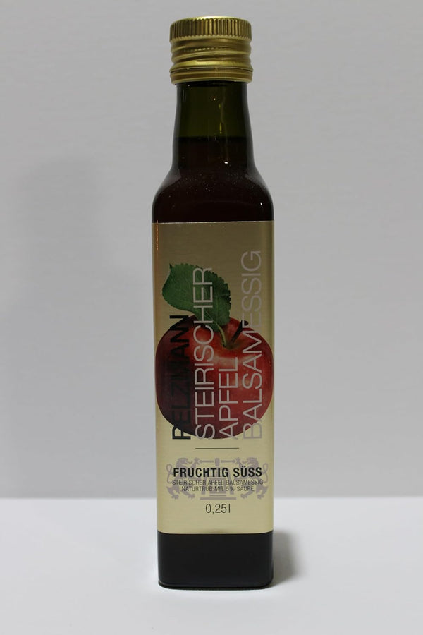Pelzmann Apple Balsamic Vinegar, Fruity Sweet, 250ml (8.5floz) Bottle, 100% Pure, Made from