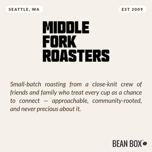 2 Tough as Nails - Roasted by Middle Fork Roasters - Whole Bean Coffee - Pound Bag