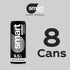 12oz 8pk Smartwater Alkaline + Antioxidant Aluminum Can